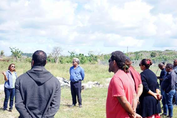 Maryline Sinewami n'était pas sur le site de la future déchetterie