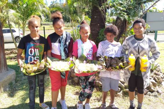 La nouvelle igname fêtée par les enfants de Nakéty