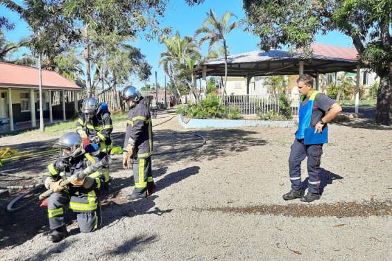 Exercice grandeur nature à l'école Daniel-Mathieu