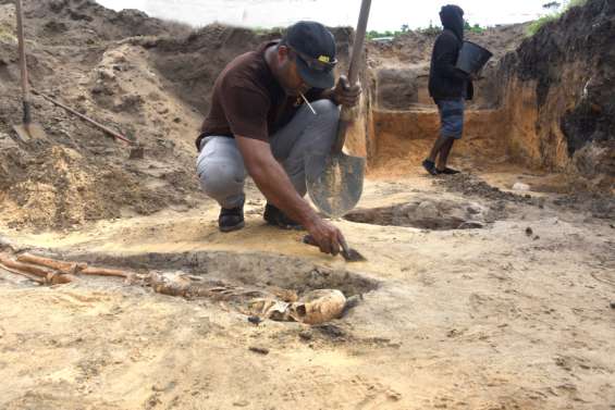 Les archéologues ont déterré des ossements pouvant dater du bagne