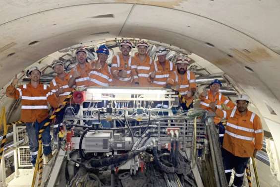 À Melbourne, le chantier du métro avance