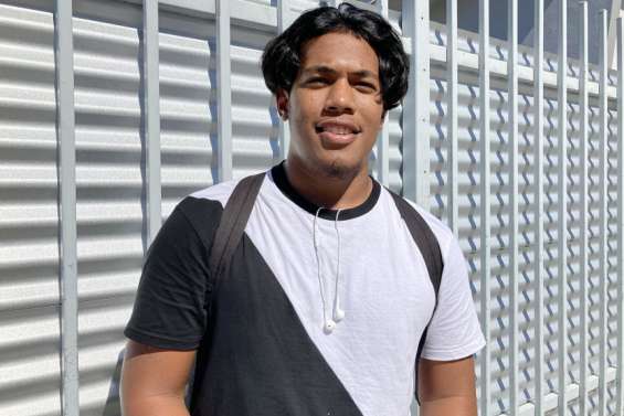 Pierre-Marc, 17 ans, en 1re pro  au lycée Escoffier de Nouméa