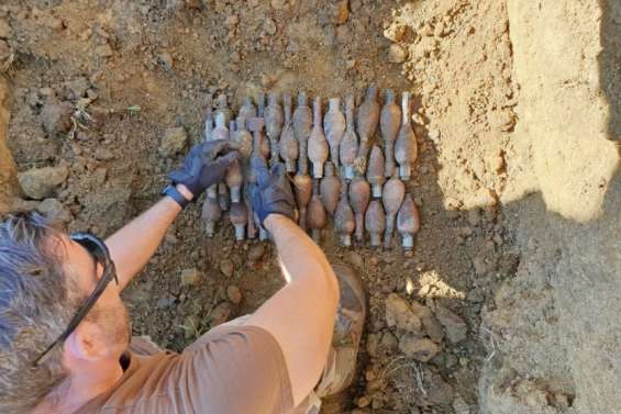 Opération déminage au camp de Nandaï