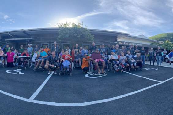 Les New Caledonia Free Bikers rendent visite à Gabriel-Poëdi