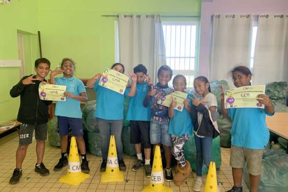 1 203 kg de déchets collectés par des élèves de primaire