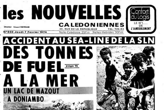 1974 : une marée noire autour de Nouméa