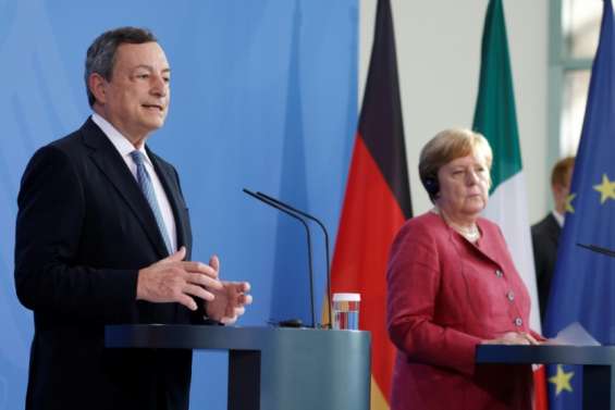 Euro: Draghi sème le doute sur la finale de Wembley, Italie-Autriche en 8e