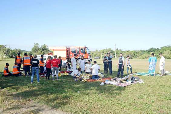 Fausse catastrophe, vraie intervention à Tadine