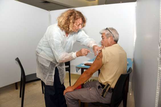 Répétition au vaccinodrome de la mairie en prévision de samedi