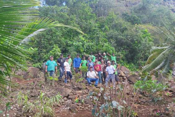 Les élèves contribuent au nettoyage du cimetière javanais de Goro