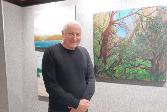 André Gable expose jusqu'à samedi au centre socioculturel