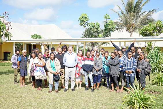 Le commissaire délégué rencontre les jeunes Maréens en service civique