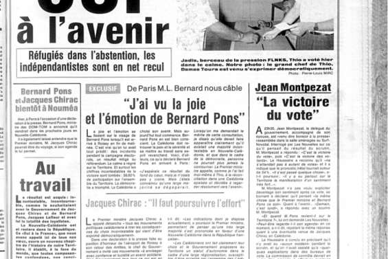 1987 : au rythme du premier référendum