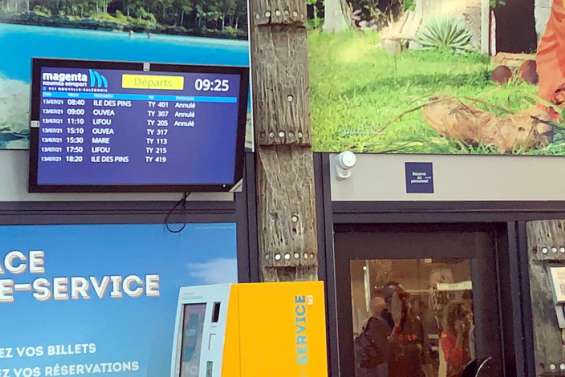 [MàJ] Grève à Air Calédonie : le programme des vols de l'après-midi modifié