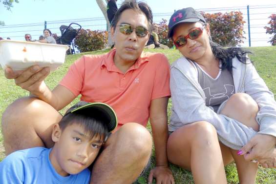 Joël, Tania et Manoa Habitants du Mont-Dore