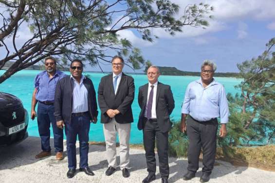 Le haut-commissaire Patrice Faure et le président Jacques Lalié en visite