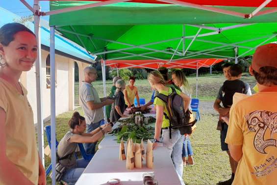 Les agriculteurs certifiés Bio Pasifika réunis à la tribu de Ouatom