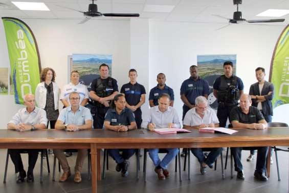 La police municipale de Dumbéa forme quatre gardes champêtres de Boulouparis