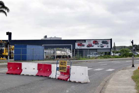 Nouméa : la circulation perturbée jusqu'à ce mercredi soir rue André-de-Béchade