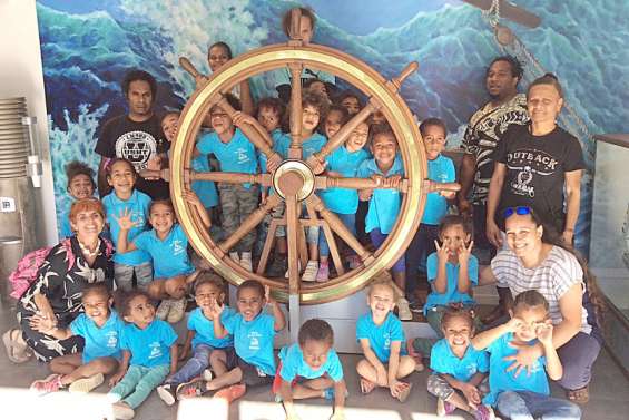 Des écoliers de Pothé découvrent l'univers du voyage maritime