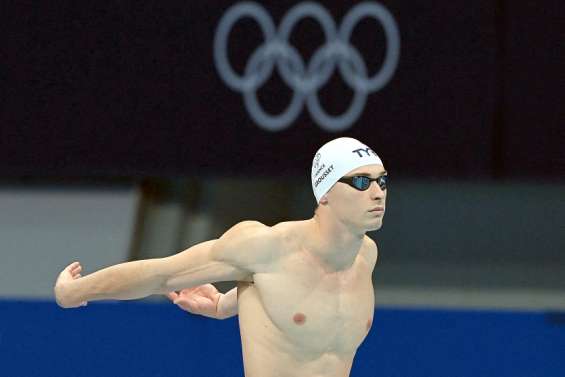 Maxime Grousset au pied du podium