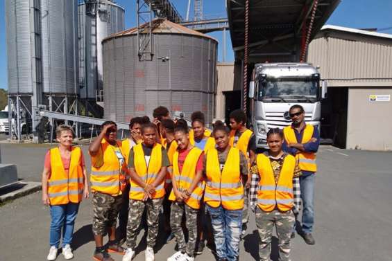 En visite à la rizerie et à la minoterie