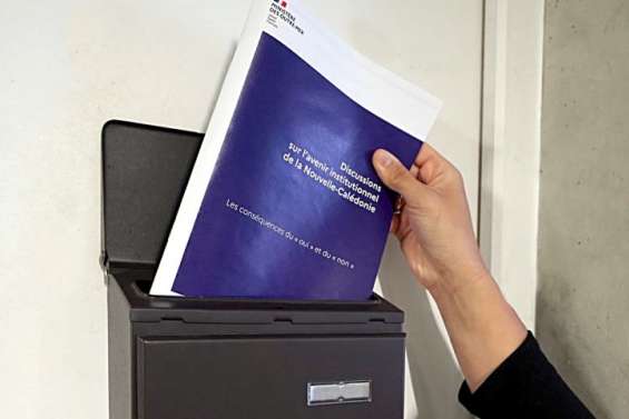 Le document sur le Oui et le Non dans toutes les boîtes à lettres de la province Sud