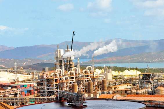 L’usine du Sud vers Prony Resources New Caledonia