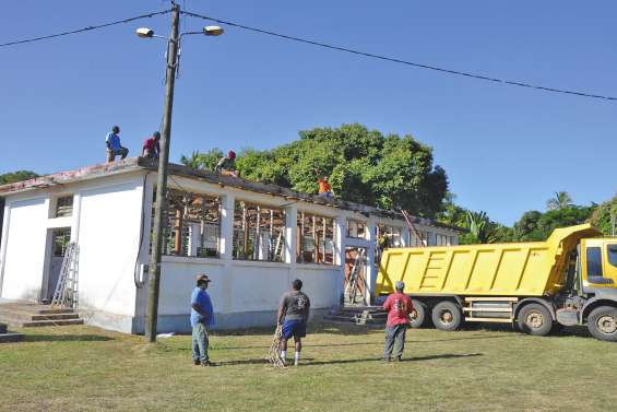 Le temple de Wanap  se refait une beauté