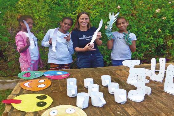 Les élèves allient les mots  et les matières