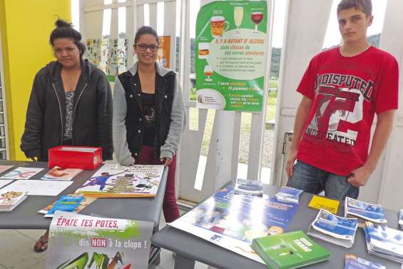 Un stand de prévention qui compte pour le bac