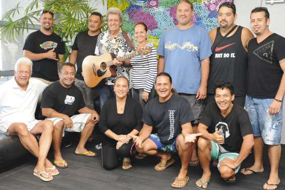 Gabilou en étape à l’Arène  du Sud avant l’Olympia