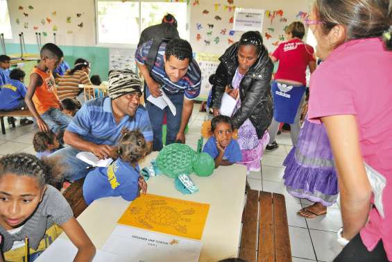 Les tout petits de Maré fêtent aussi la science à l’école d’Atha