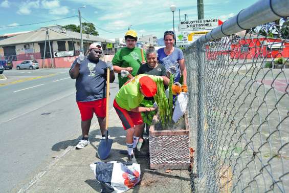 Ils jardinent pour  la mairie et pour la ville