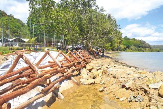 La plage du village de Touho protégée de l’érosion