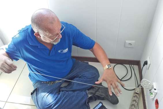 Le premier client raccordé à  la fibre optique cette semaine