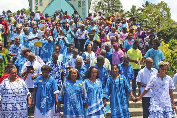 Six mariages à la mission de Canala