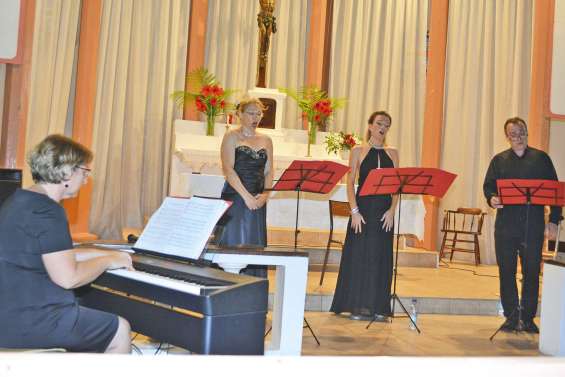 Trio Passion NC enchante les Bouraillais