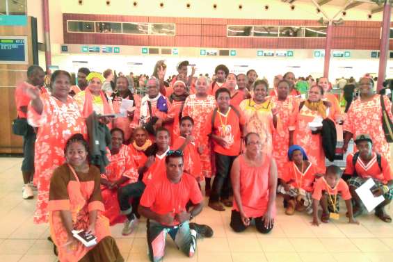 Les paroissiens en terre maorie