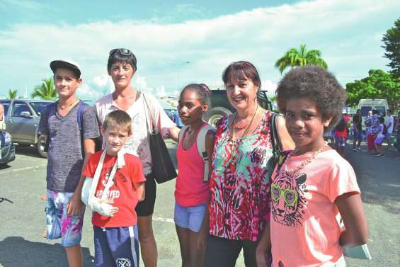 En route pour le camp de vacances