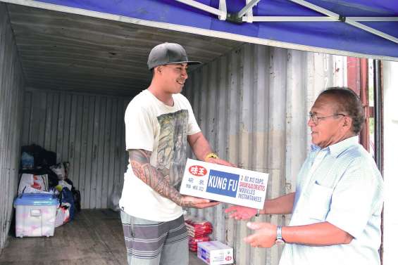 Un geste pour les sinistrés de Tahiti