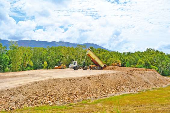 Un stock de schiste à Saint-Michel