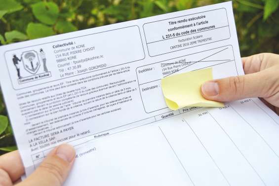 Des déjeuners consommés à la  cantine en 2016 facturés en 2017