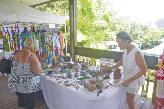 Le marché avant  la tempête