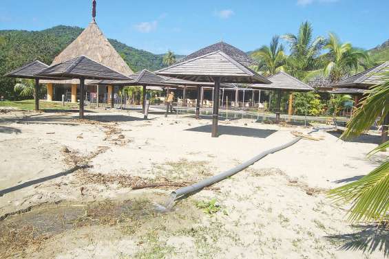 Donna a déchaîné le lagon