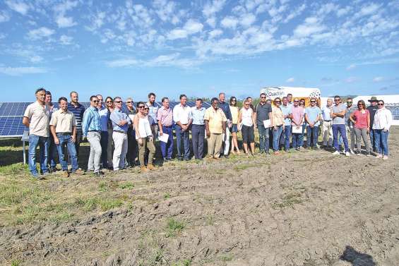 La ferme solaire de Boulouparis voit le jour