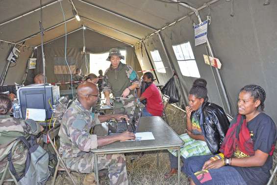 Evacuation grandeur nature