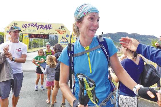 Derniers, épuisés mais heureux...