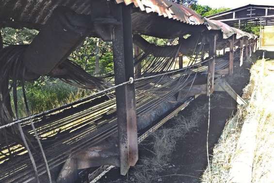 SLN : incendie du tapis roulant à Kouaoua