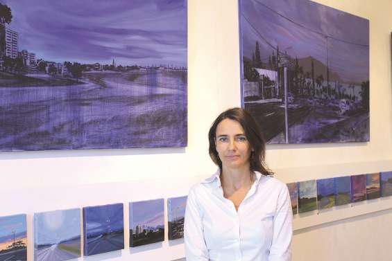 Ses peintures mettent au jour le côté céleste de notre quotidien